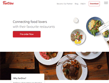 Tablet Screenshot of fandine.com